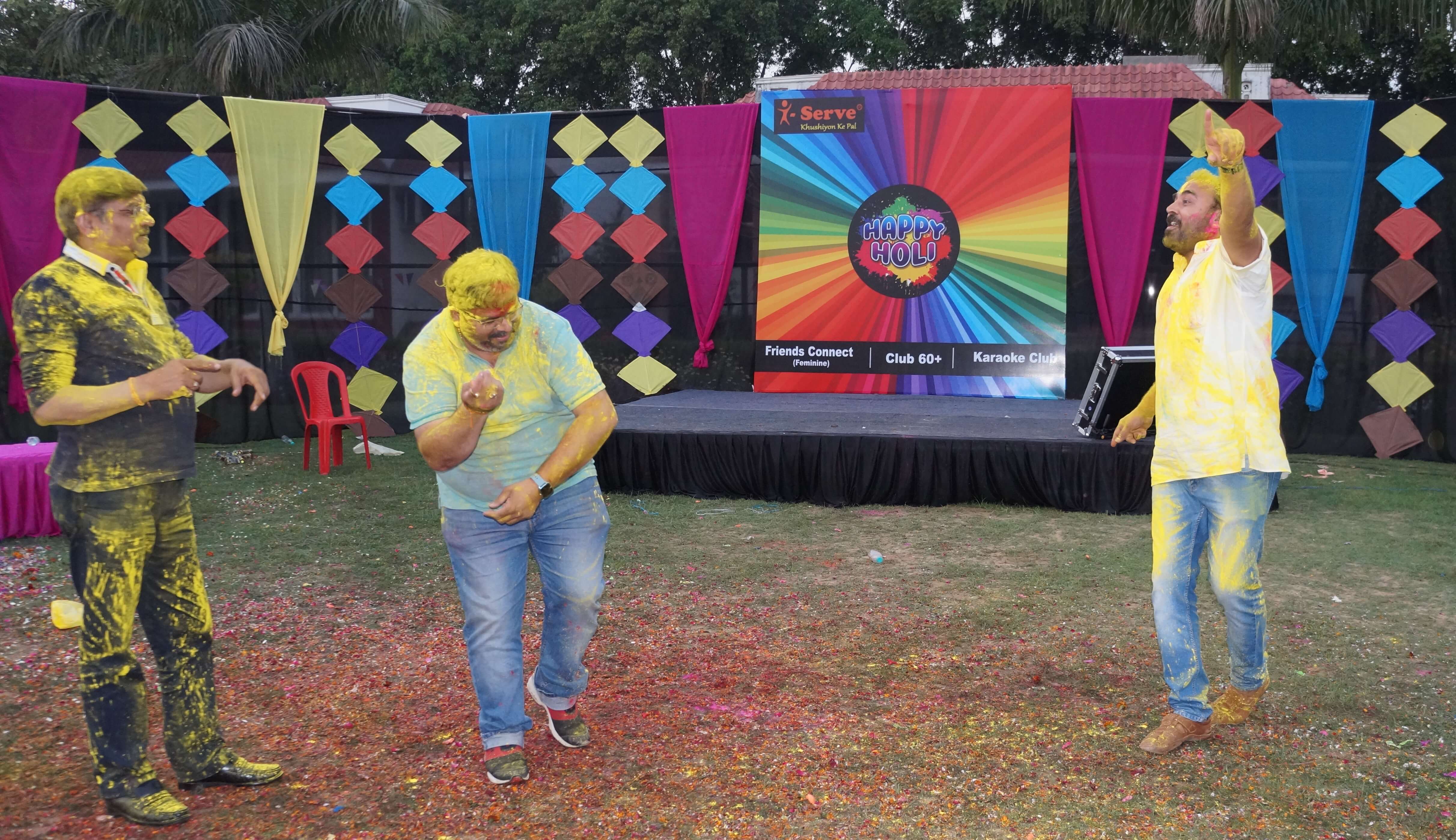 I-Serve Holi celebration